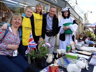 Norfolk Group Hold a Stall