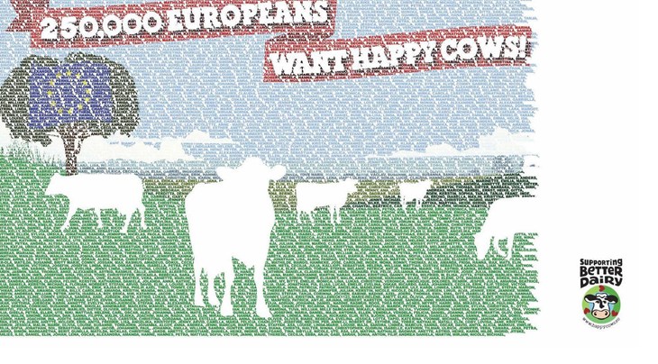 250,000 Europeans want happy cows!