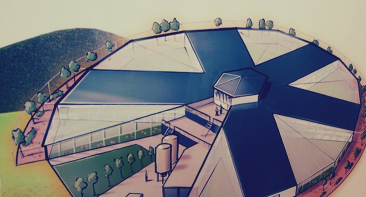 Sketch of the Rondeel farm