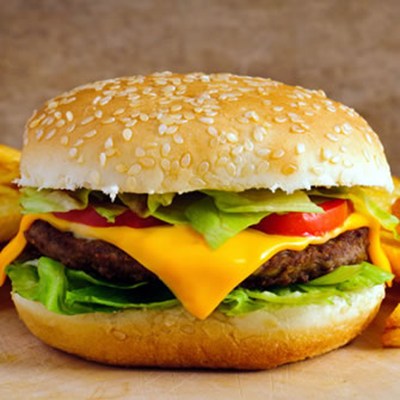 A meat burger