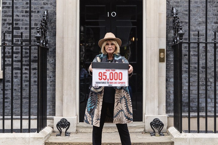 CIWF At 10 Downing Street London With Joanna Lumley 12